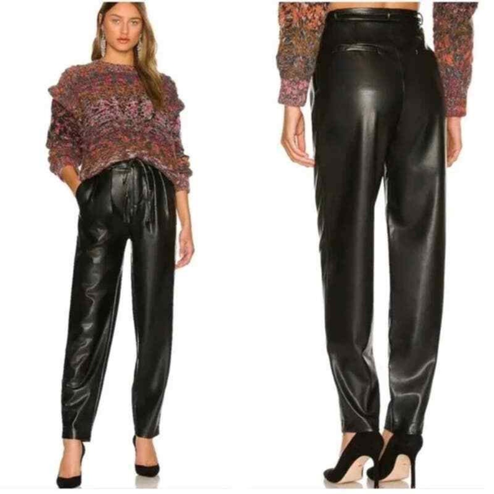 Mother Faux Leather Pants NWT